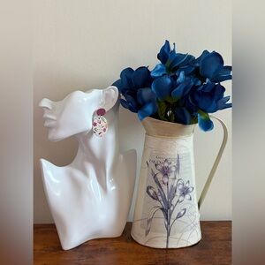 Colorful Flowers Floating in The Wind Earrings